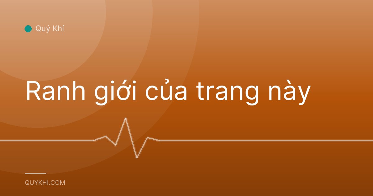Ranh giới của trang này